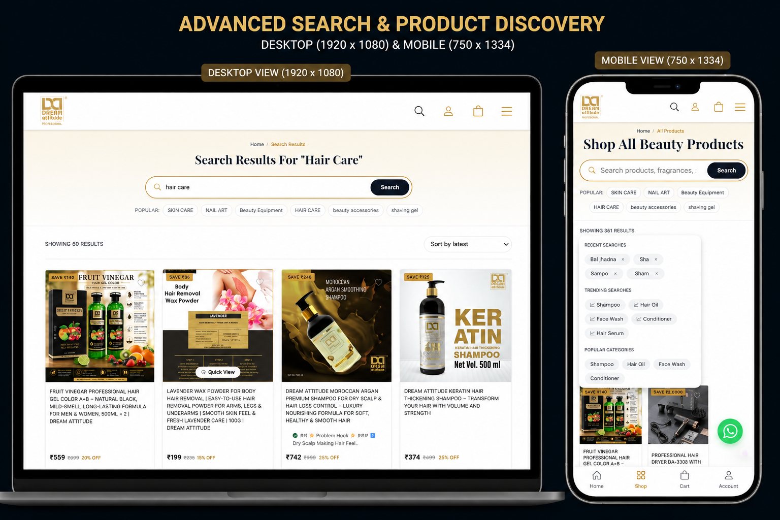 Smart Search & Collection Filters
